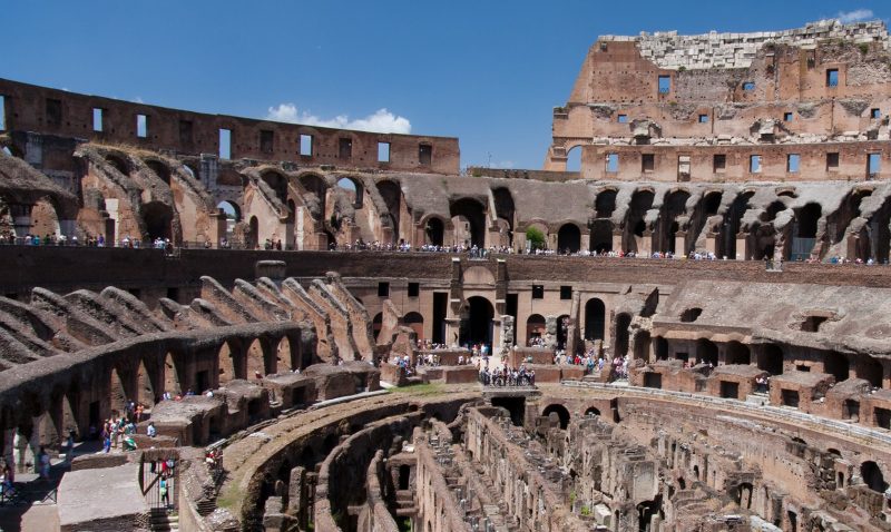 Colosseum in Rome, Italy.